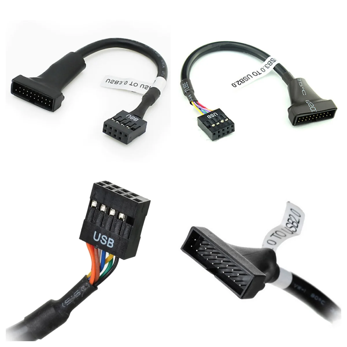 

1 шт., 9-контактный адаптер USB 2,0 на материнскую плату, USB 3,0