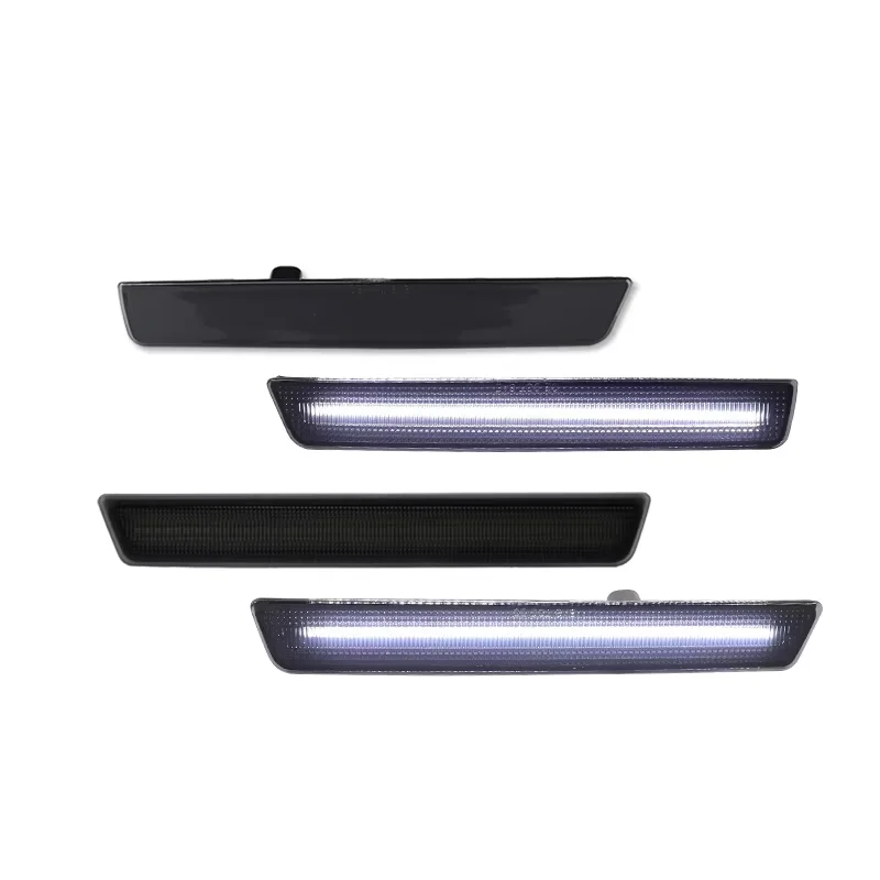 

Белый янтарно-красный светодиодный передний/задний боковой габаритный фонарь для Dodge Challenger 2015 2016 2017 2018 2019 2020 2021 2022 2023