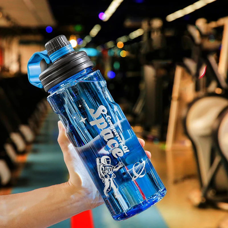 

Бутылка Для Воды Большой Емкости 1100-3000 Мл Портативная Спортивная Летняя Пластиковая Бутылка С Соломинкой Для Фитнеса И Ак...