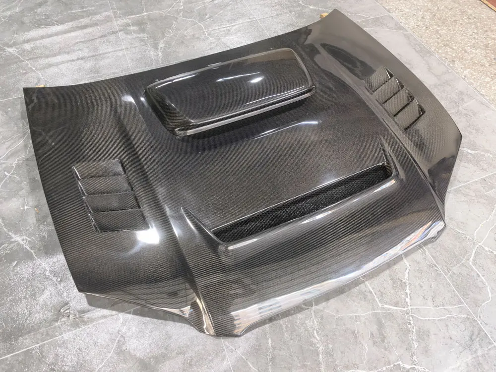 Фото Капот из углеродного волокна SCOOP для 2004-2005 SU BARU IMPREZA WRX/STI 8TH Капот №3