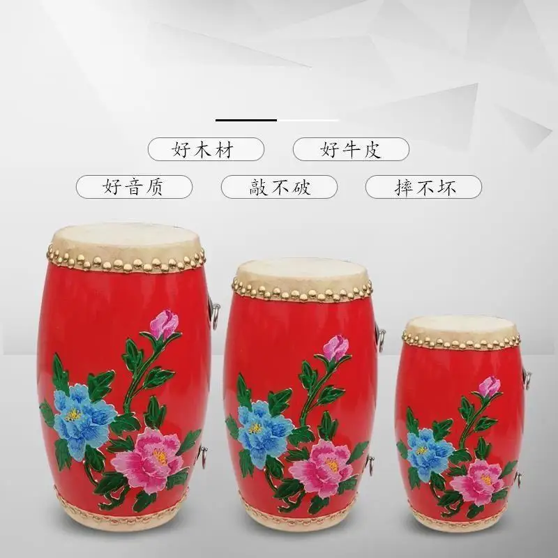 12/14/15 см Китайская традиционная цветная живопись Ansai поясной барабан для взрослых