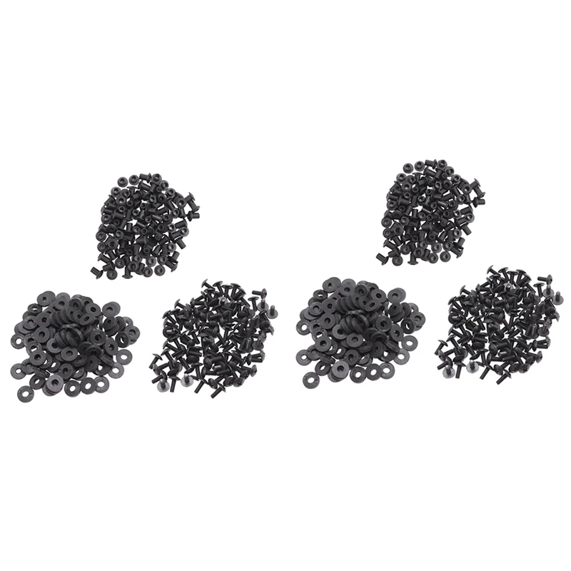 

TOP 200Pcs Tek Lok Screw Set Chicago Screw Comes With Washer For DIY Kydex Sheath Hand Tool Parts