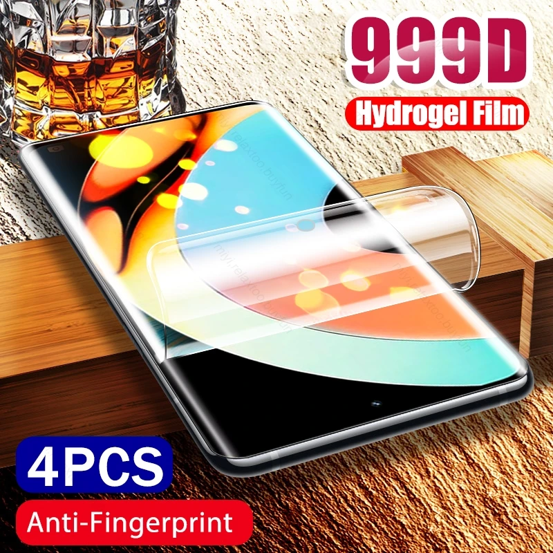 

Изогнутые мягкие гидрогелевые пленки 999D 4 шт. для Realme 10 Pro Plus 5G, защита экрана, не стекло Realmi 10 Pro + Pro Plus 5G Realme10 4G