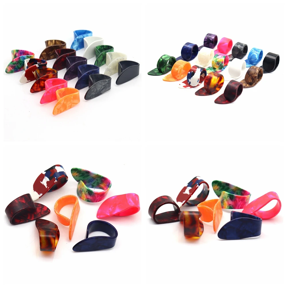 Медиаторы для гитары медиаторы пальцев целлулоидной 0 46 мм 71 81 96 случайный цвет