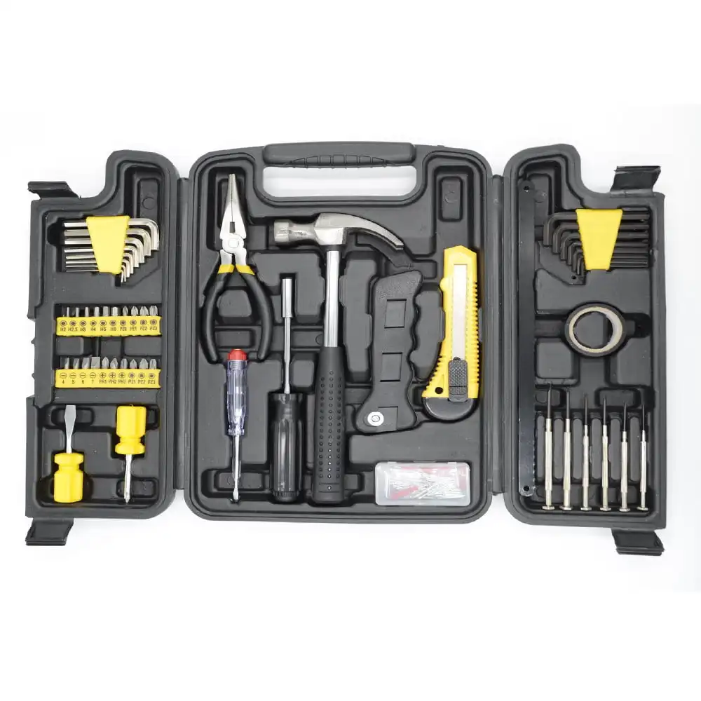 

142 Piece Handtool Sets Household Repair Tool Kit with Carry Case