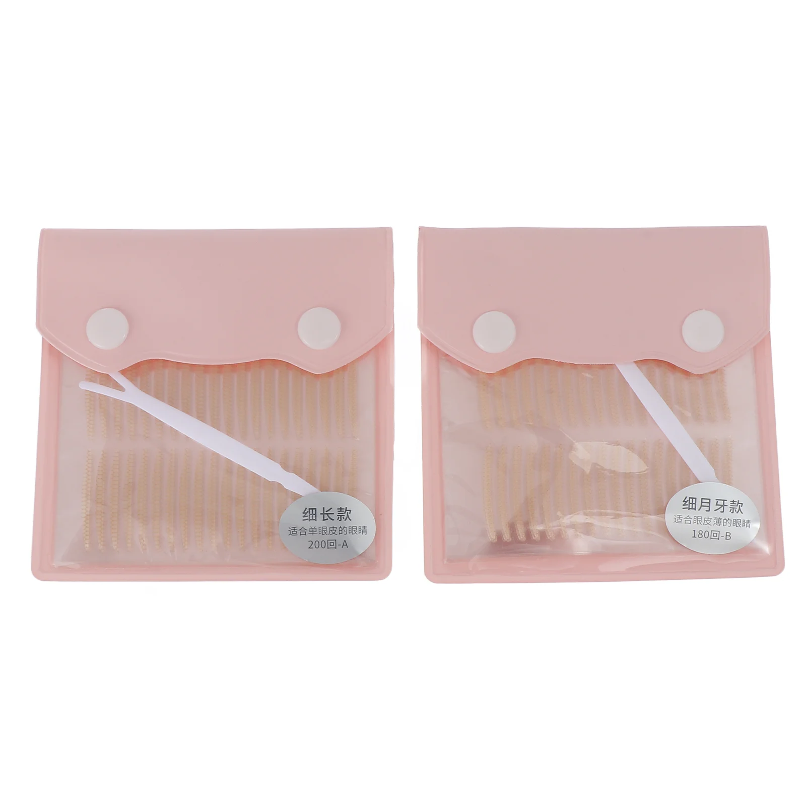 

2 Bags of Sticky Mesh Double Eyelid Sticker Breathable Lace Double Eyelid Decal