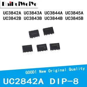 10PCS/LOT UC3842A UC3843A UC3844A UC3845A UC3842B UC3843B UC3844B UC3845B DIP-8 New Good Quality Chipset