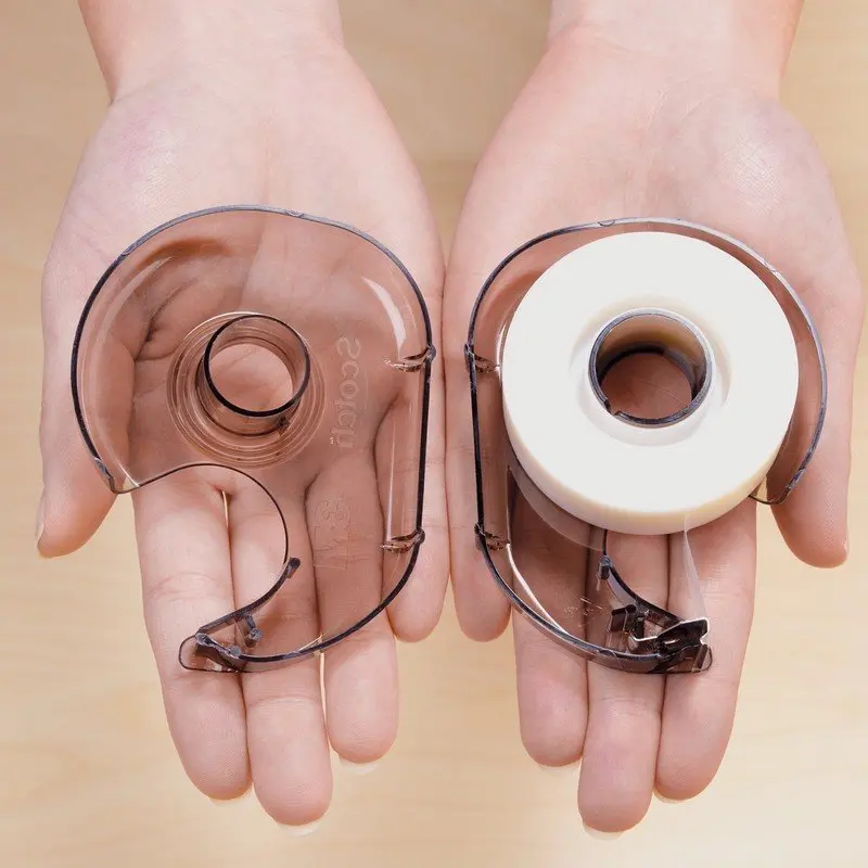 Диспенсер для клейкой ленты SCOTCH лент шириной до 19 мм и длиной 33 м дымчатый H-127 |