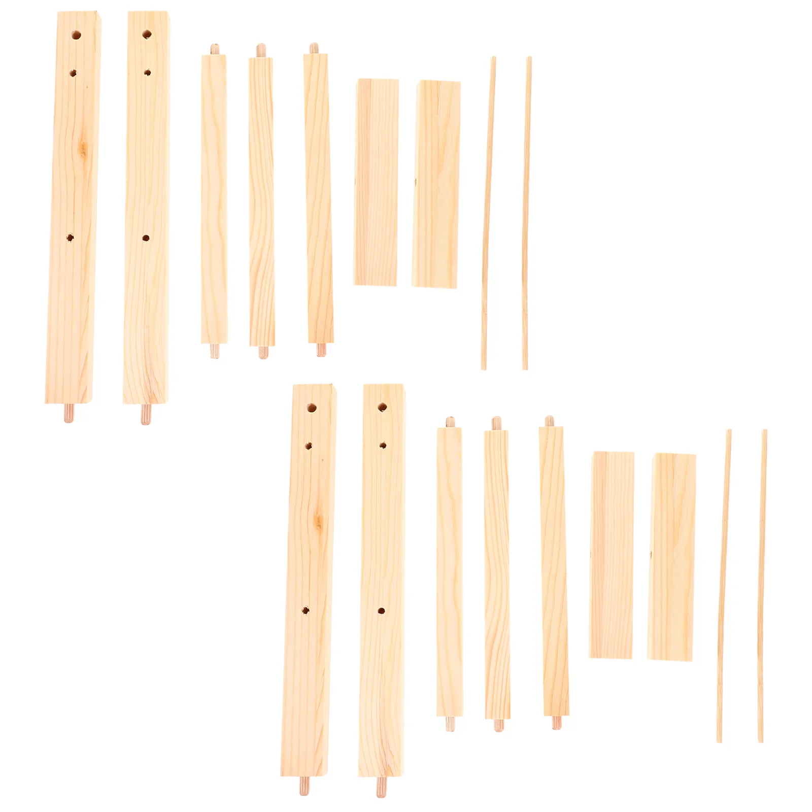 

Display Stand Hangers Rack Miniature Wooden Storage Clothes Organizer Baby