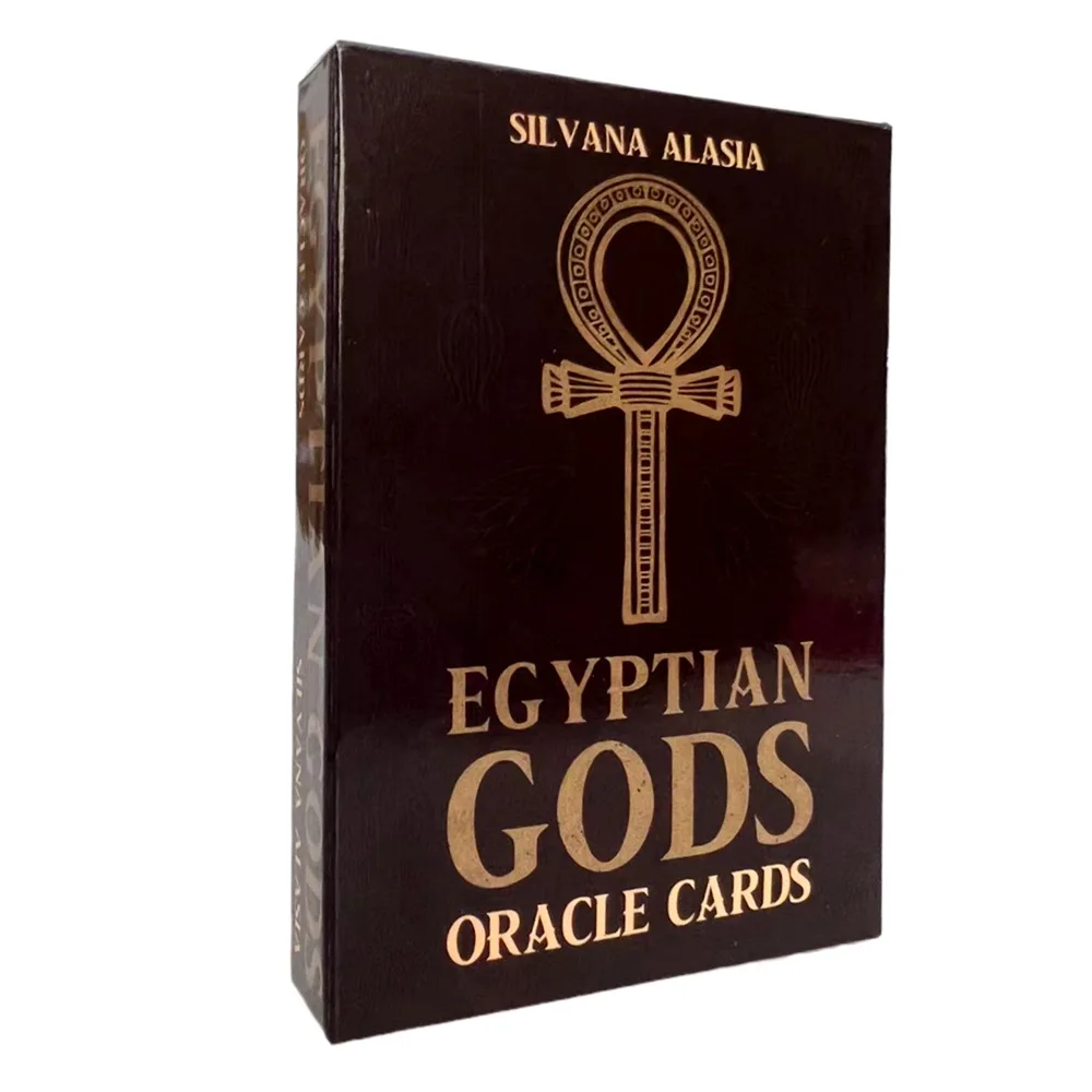 

2022 New English Card Deck EGYPTIAN GODS ORACLE CARDS For Holiday Party Family Friends Interaction Entertainment Board Game 202