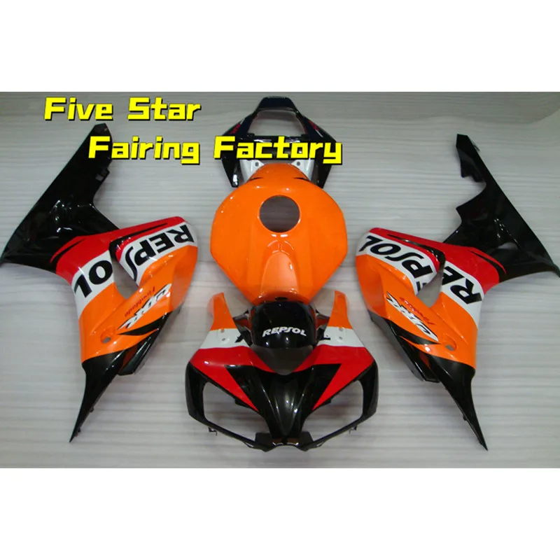 

Комплект обтекателей для мотоцикла Honda CBR 1000 RR 2006 2007 кузов CBR1000RR 06 07 инъекция 1000RR CBR1000 Красный Белый Оранжевый Черный