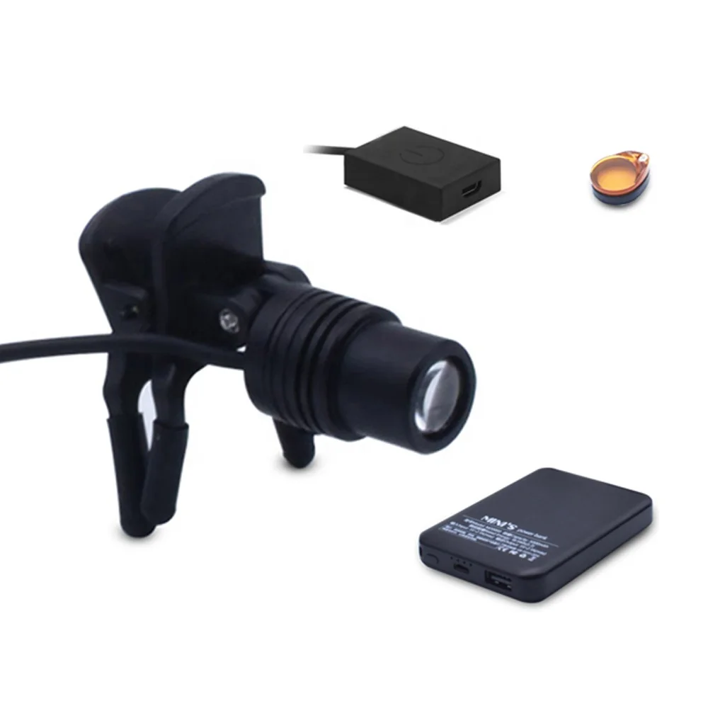 3 Вт лупа с зажимом для использования фара светодиодная стоматологическая