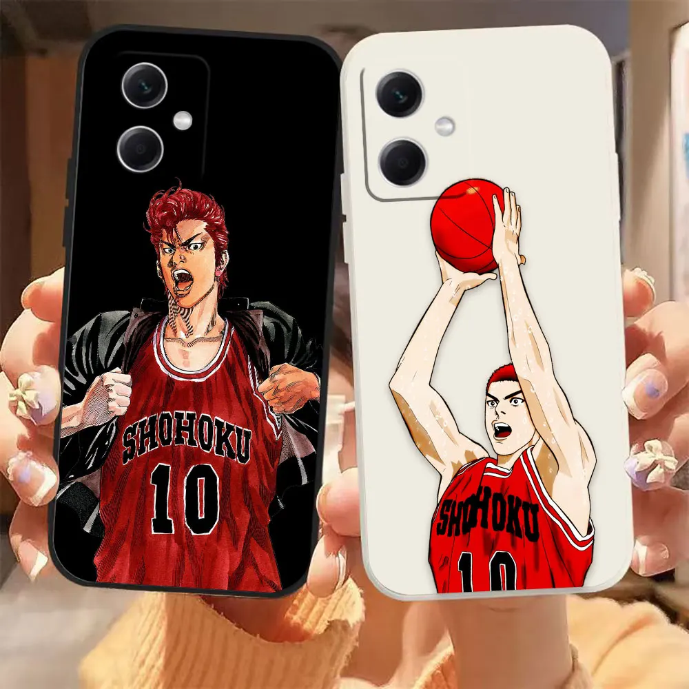 

Slam Dunk Shohoku Case For Redmi Note 12 11 11T 11R 11E 11S 10 9 9S 8 7 7S PRO PLUS 4G 5G Colour Liquid Case Funda Shell Coque