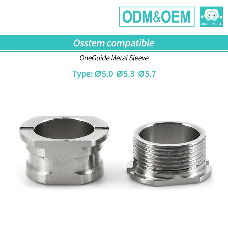 Фото Металлическая направляющая втулка из титана Grade 5 для Osstem TS One Guide, для системы TS, заводской запас, быстрая доставка №1