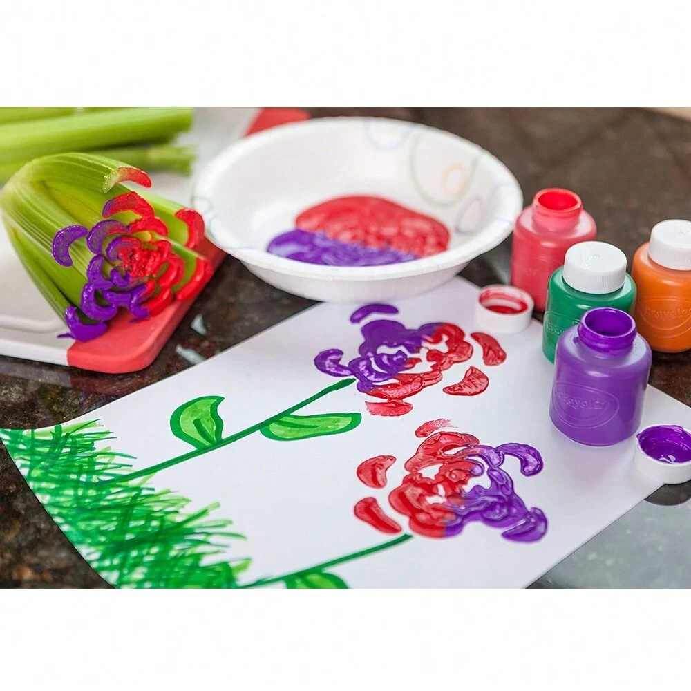 Crayola моющаяся детская краска 10 цветов 2 унции