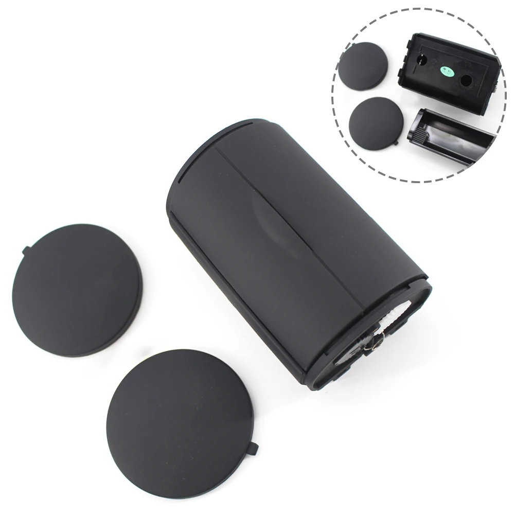 

Bin Ashtra Ash Tray Auto Black Brand New Car Plastic Rear With Side Cap