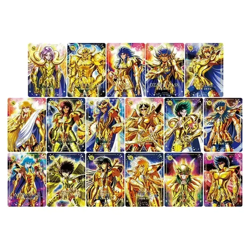 Фото Коллекционная карта KAYOU Saint Seiya, серия 3, UR(054-070)/SSR(040-057), оригинальный полный набор, карта из серии «Пробуждение Священного Плаща» №3