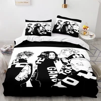 tokyo revengers bedding set single twin full queen king size tokyo avengers bed set aldult kid bedroom duvetcover sets 3d 041