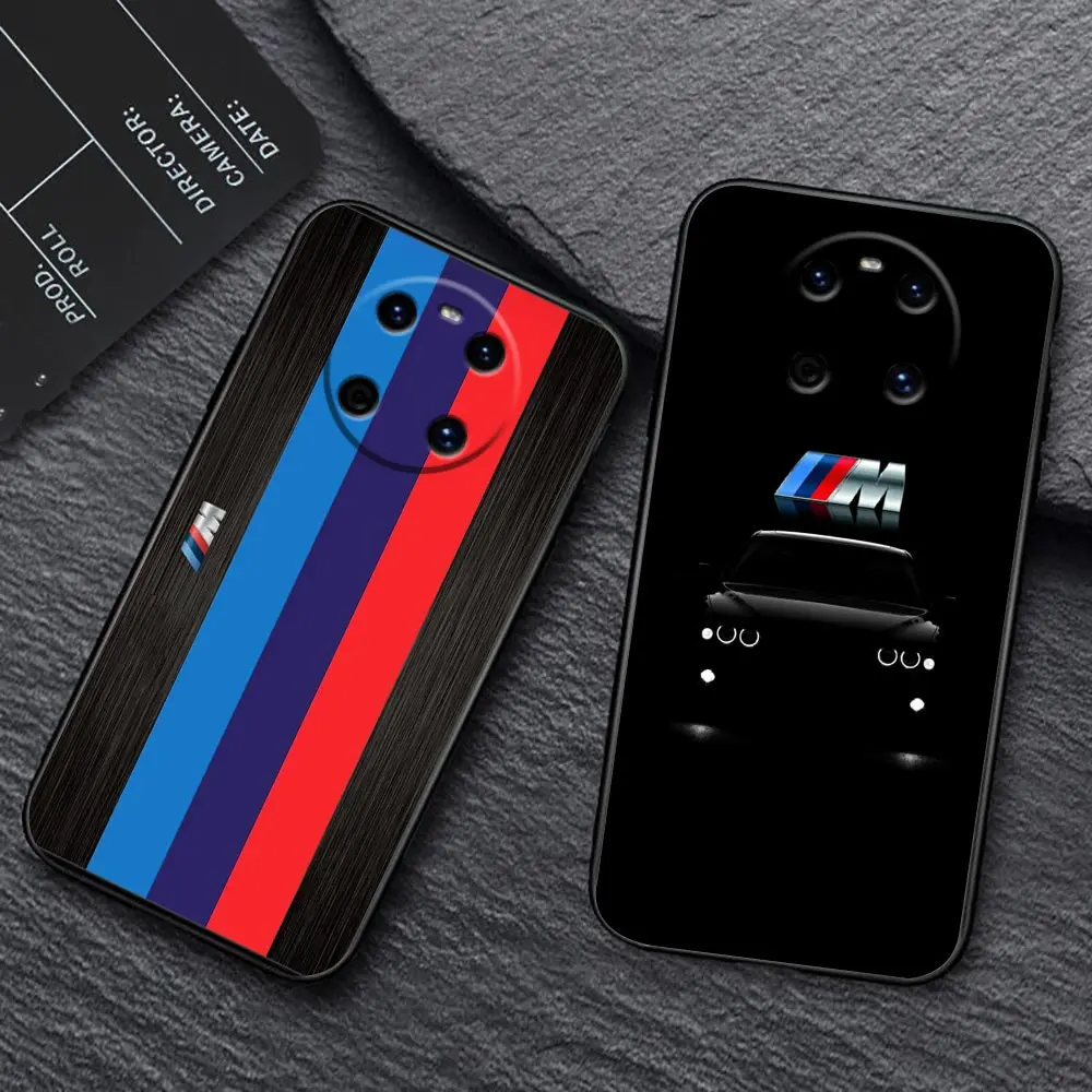 Phone Case For HUAWEI P50 P40 P30 P20 P10 P9 P8 Plus MATE 30 20 20X 10 Pro Lite Case Funda Coque Shell Blue Sky White B-BMW Car