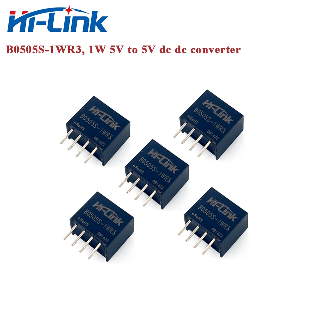 

Free Shipping 5pcs B0505S-1WR3 Small SIP 1W 5V 200mA DC Converter Module