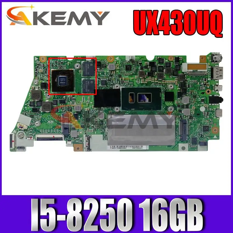 

UX430UQ is for ASUS UX430UN UX430UV UX430UQK U4100U motherboard with16G RAM and I5-8250U 100% test runs well