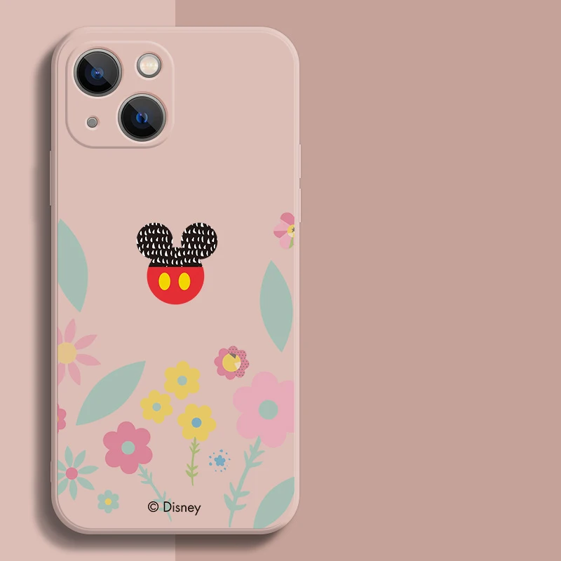 New Case For iPhone 13 12 11 Pro 12 13 Mini X XR XS Max SE 6 6S 7 8 Plus Funda Coque Fashion Cartoon Mickey Mouse Creative Style images - 6