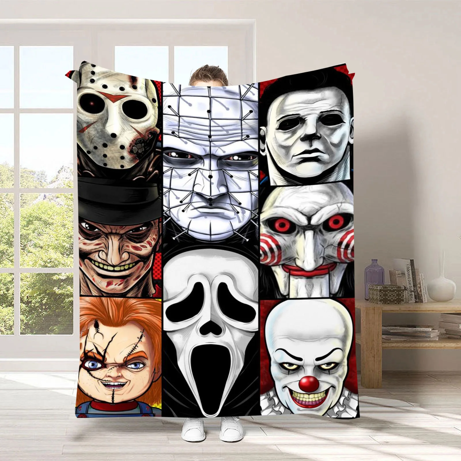 Одеяло со страшной атмосферой на Хэллоуин для взрослых детский диван-кровать