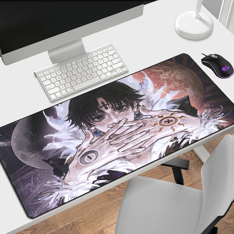 

Anime Mousepad Hunter×Hunter Xxl Gaming Mouse Pad Mats Large Desk Mat Accessories Pc Gamer Keyboard Protector Pads Mause Mice
