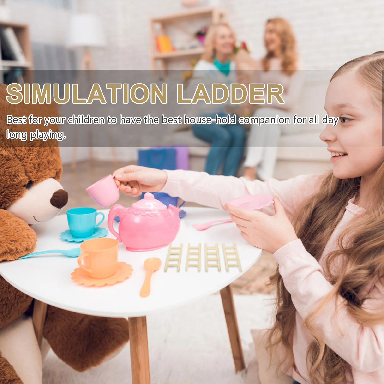 Рисунок 5 - деревянные мини-лестницы для украшения