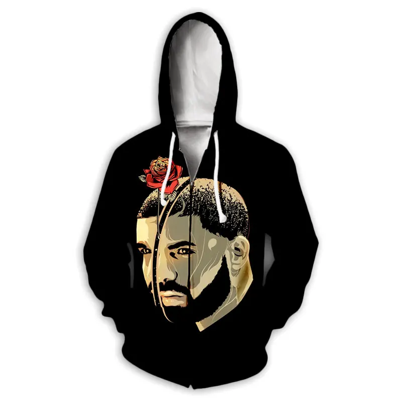 

Толстовка с капюшоном, на молнии, в стиле хип-хоп