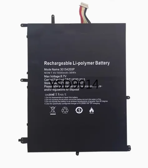 XDS 3168160 31154200 П 31152200 30154200 P 7 6 В 5000 мАч Аккумулятор для ноутбука Alldocube Knote X Pro i1302 i1302-