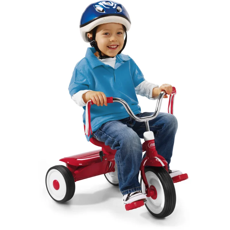 

Radio Flyer Ready to Ride Folding Trike Fully Assembled, Red carbon road bike mini velo pliant gray bike