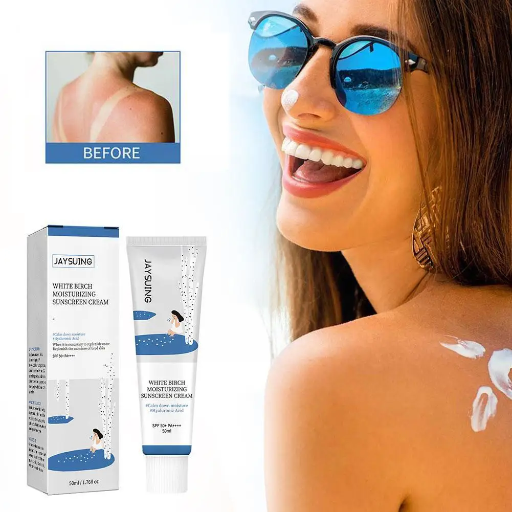 

Солнцезащитный крем SPF50 +, гелевый изоляционный лосьон для мужчин и женщин, увлажняющий отбеливающий Водонепроницаемый защитный крем для лица на солнечной батарее E0N3