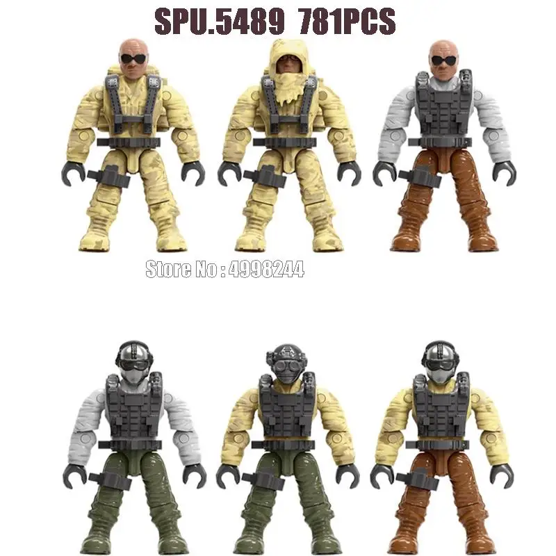 005 781 шт. 1:35 армейская Военная пустыня анти-тестер опорная база оружие для