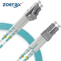 zoerax lc to lc fiber patch cable multimode duplex 50125um om3 10g lszh lc to sc st to st lc to st sc to sc to sc to st