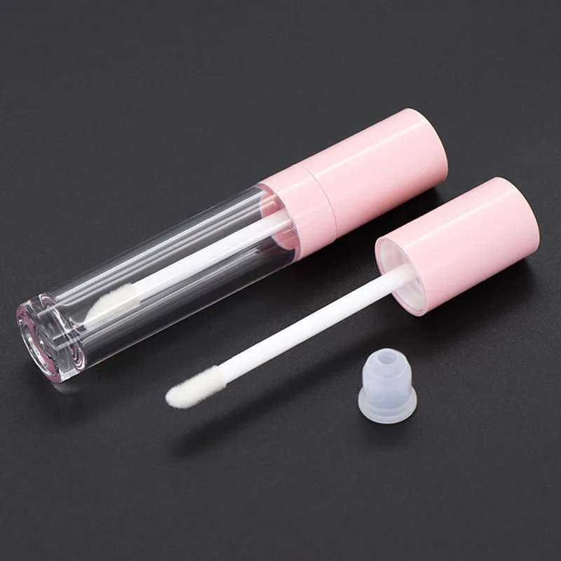 

Empty 6.5ml High Qality Lip Gloss Tube with Pink Cap Refillable Liquid Eyeshadow tube DIY Portable Bottles 36pcs