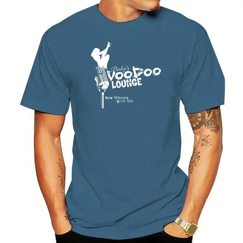 Футболка PINKY'S VOODOO LOUNGE с коротким рукавом размер S-3xl обычная свободная