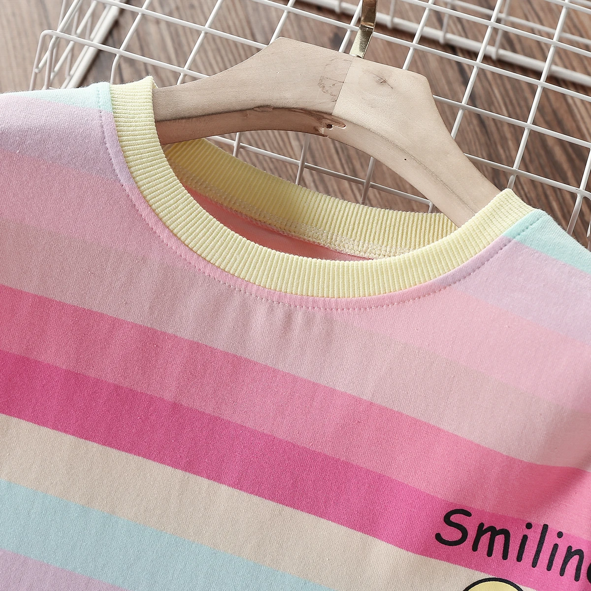 Комплекты для девочек-подростков летняя одежда школьная футболка шорты в