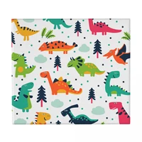 dish drying mat for kitchen drainer funny dinosaurs baby pattern microfiber cushion pad dinnerware
