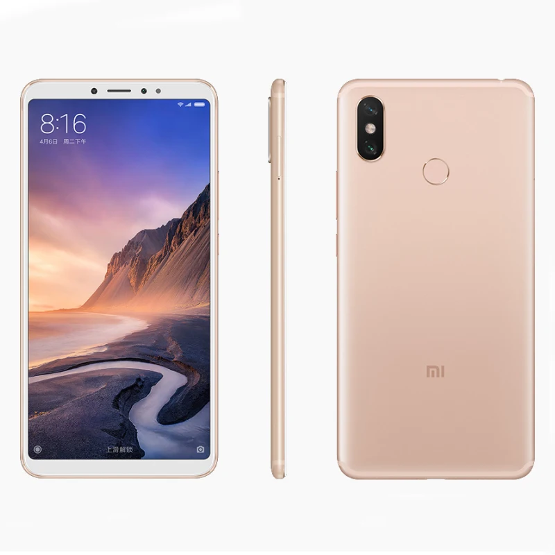 Cena Xiaomi Mi Max 3 Snapdragon 636 Powrót Odcisk Palca 6.9 Calowy Ekran 12MP Bluetooth 5.0 Android Smartphone