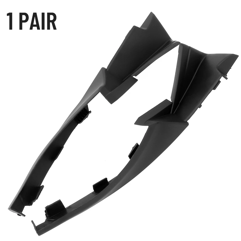 

2pcs/pair Front Deflector Windshield Wiper Cowl Cover Black Guid Plate Car Accessoreis Fit For Nissan Kicks 2016-2020
