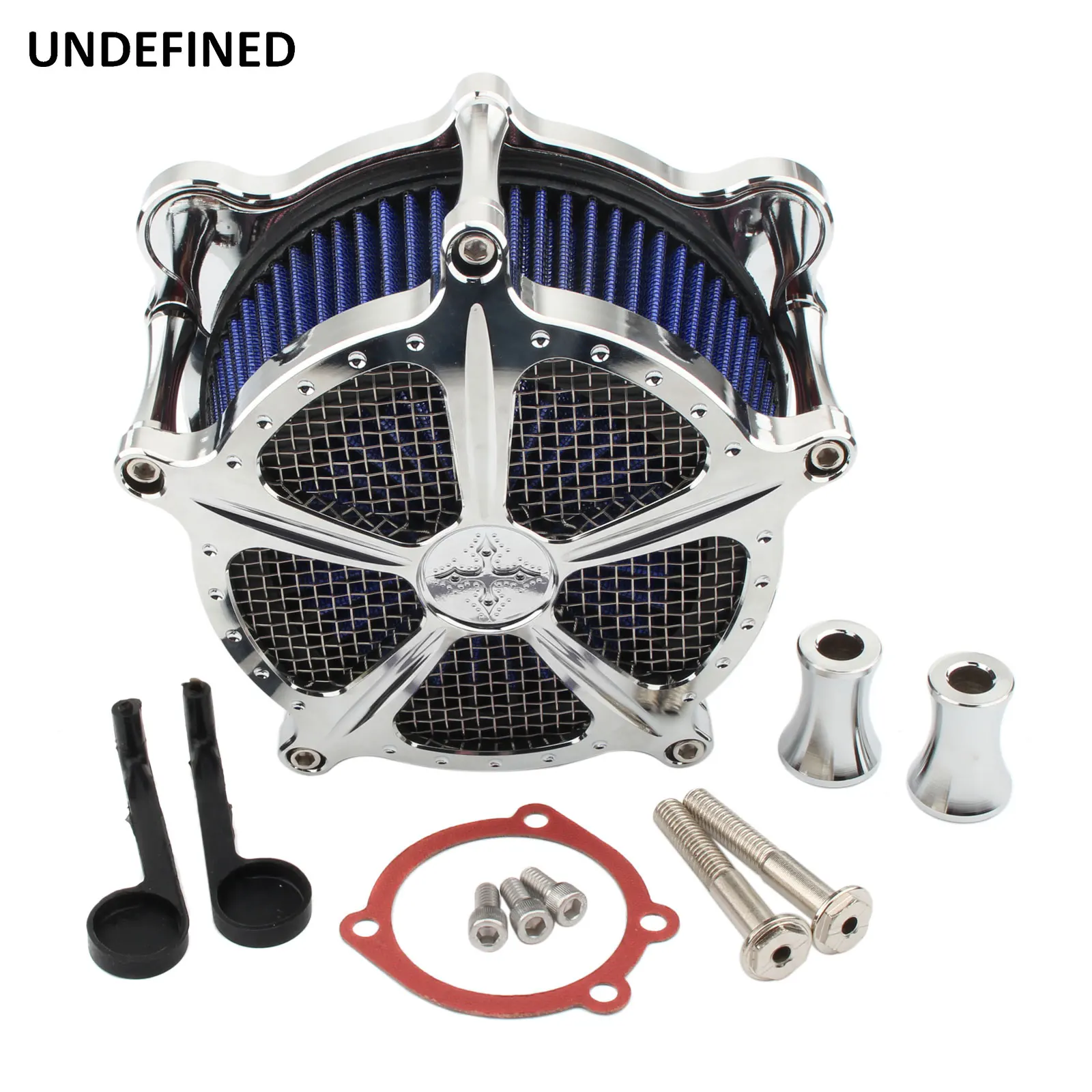 

Motorcycle Air Filter Cleaner Intake Kit Blue For Harley Softail Touring Road King Electra Glide Dyna FXR Street Bob Low Rider