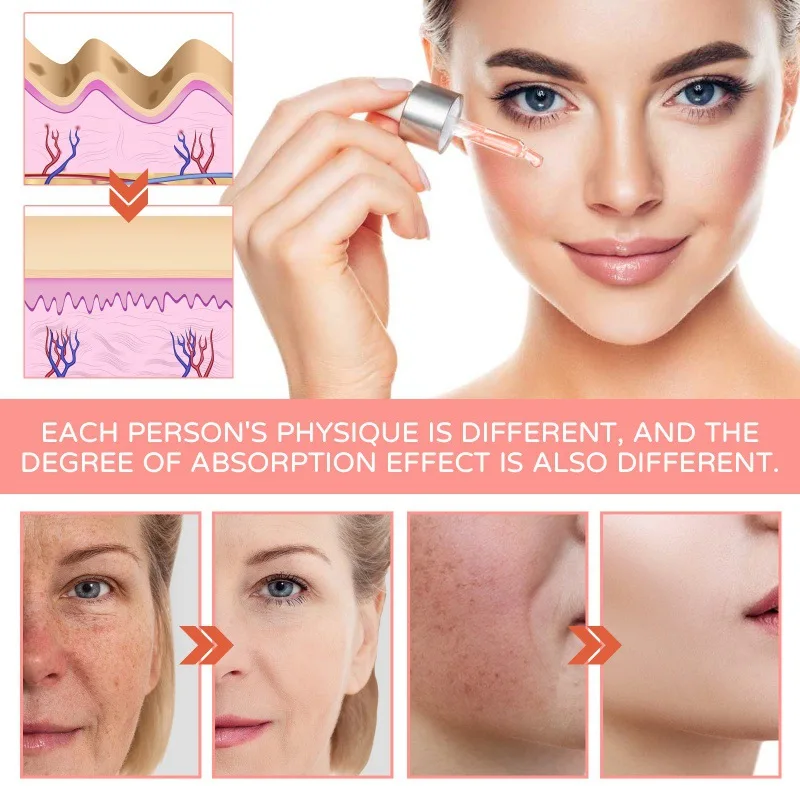 5 в 1 укрепляющая сыворотка для лица с тонкими линиями осветляющая витамин С