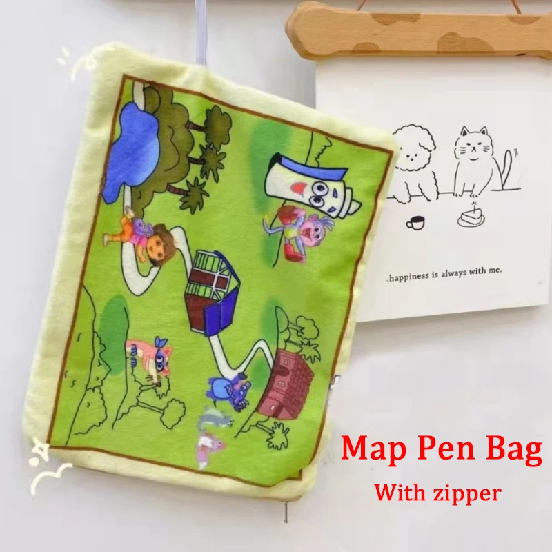 Jophy Dora Explorer Backpack Rescue Bag with Map,Pre-Kindergarten Toys Bag Girls Back to School Christmas Gifts images - 6