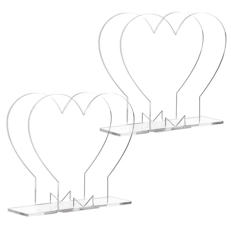 

Acrylic Napkin Holder Heart Tissue Dispenser Upright Transparent Paper Napkin Organizer For Kitchen Home Decor Accessories