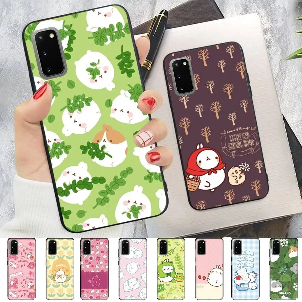 Фото Милый чехол для телефона с кроликом M-Molang для Samsung S 24 Fe 25 Ultra Plus 20 Lite 21 30 22 23 24 22 Ultra 5G Fundas №3