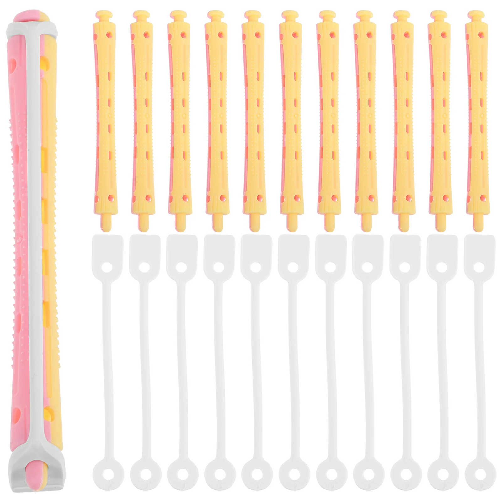 

12 Pcs Perm Rod Short Hair Curling Rods Long Women Roller Rollers Curlers Multicolor