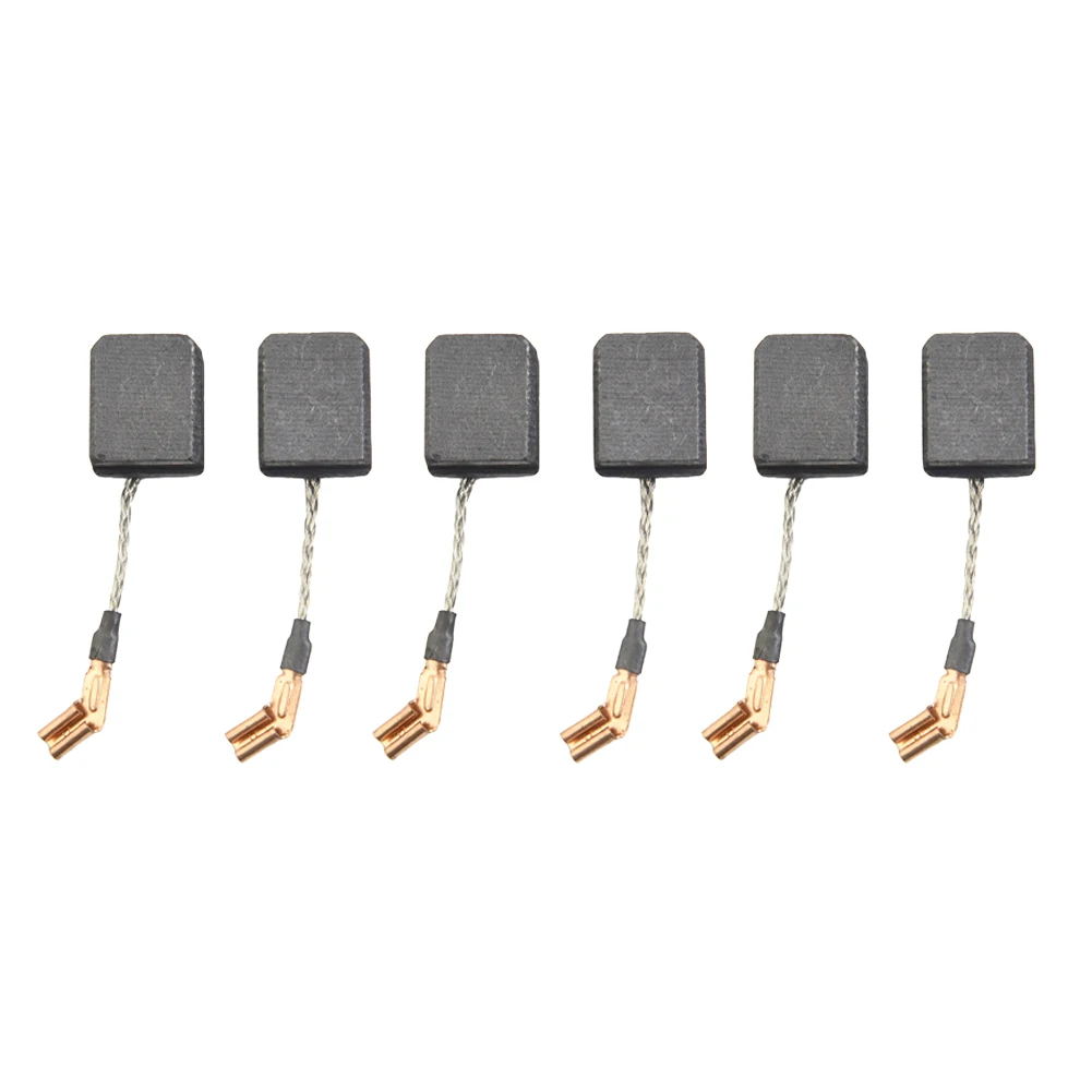 

Угольные щетки для угловой шлифовальной машины DW N421362/DWE4217/DWE4238, щетки для электроинструмента, детали 6,5 мм x 12 мм x 14 мм, 6 шт.