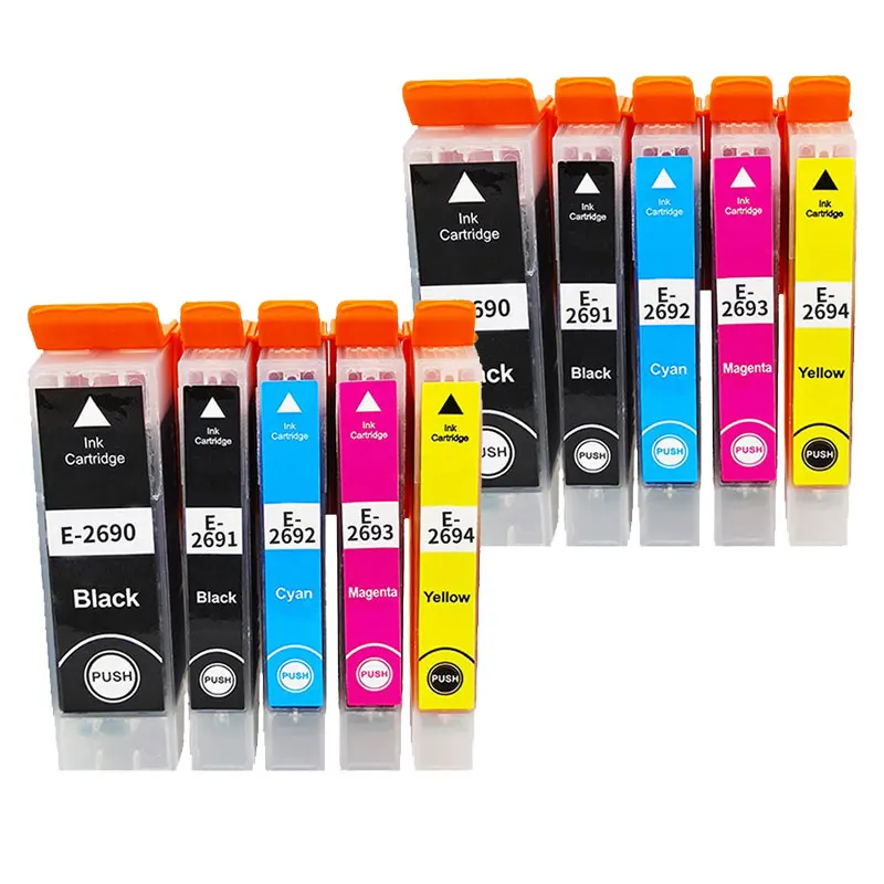 Compatible Ink Cartridge for Epson T2690 T2691 T2692 T2693 T2694 EXPRESSION PREMIUM XP-702 XP-802 Printer images - 6