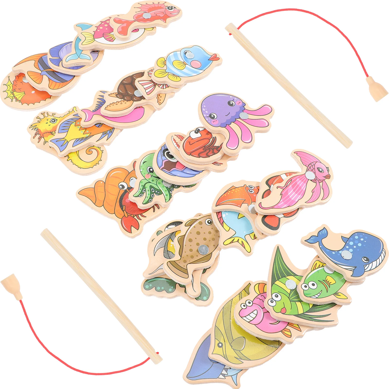 

Baby Bath Toys Stacking Toy Childrens Toys Infant Bath Toys Fishing Play Set Blocks Toddler Fishing Game Water Table Fish Toys